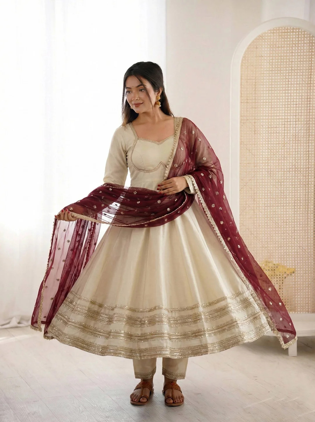  Buy Designer Anarkali Gown Set for Women