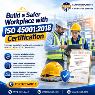  ISO 45001:2018 certification in Dubai
