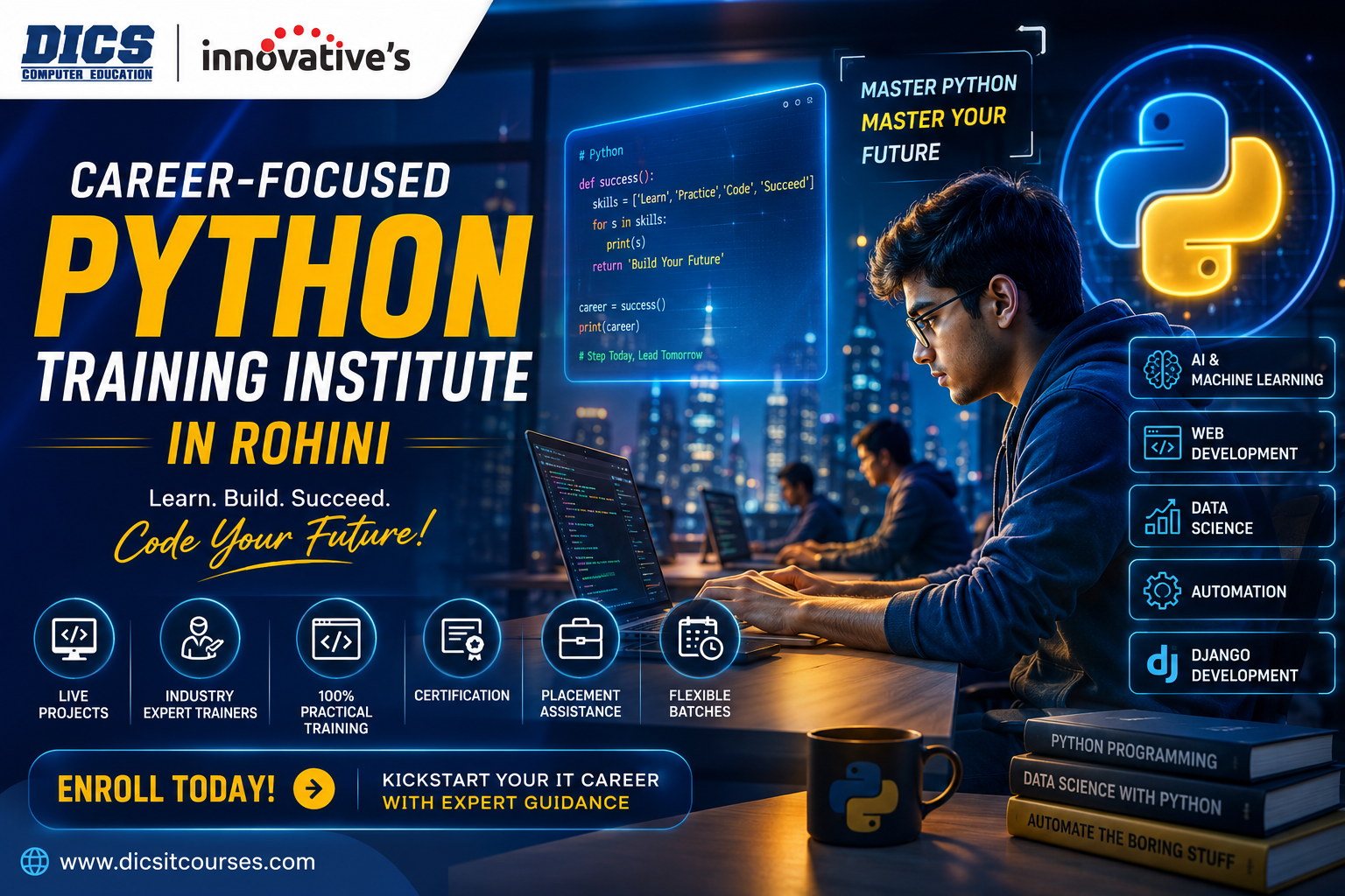  Career-Focused Python Training Institute in Rohini