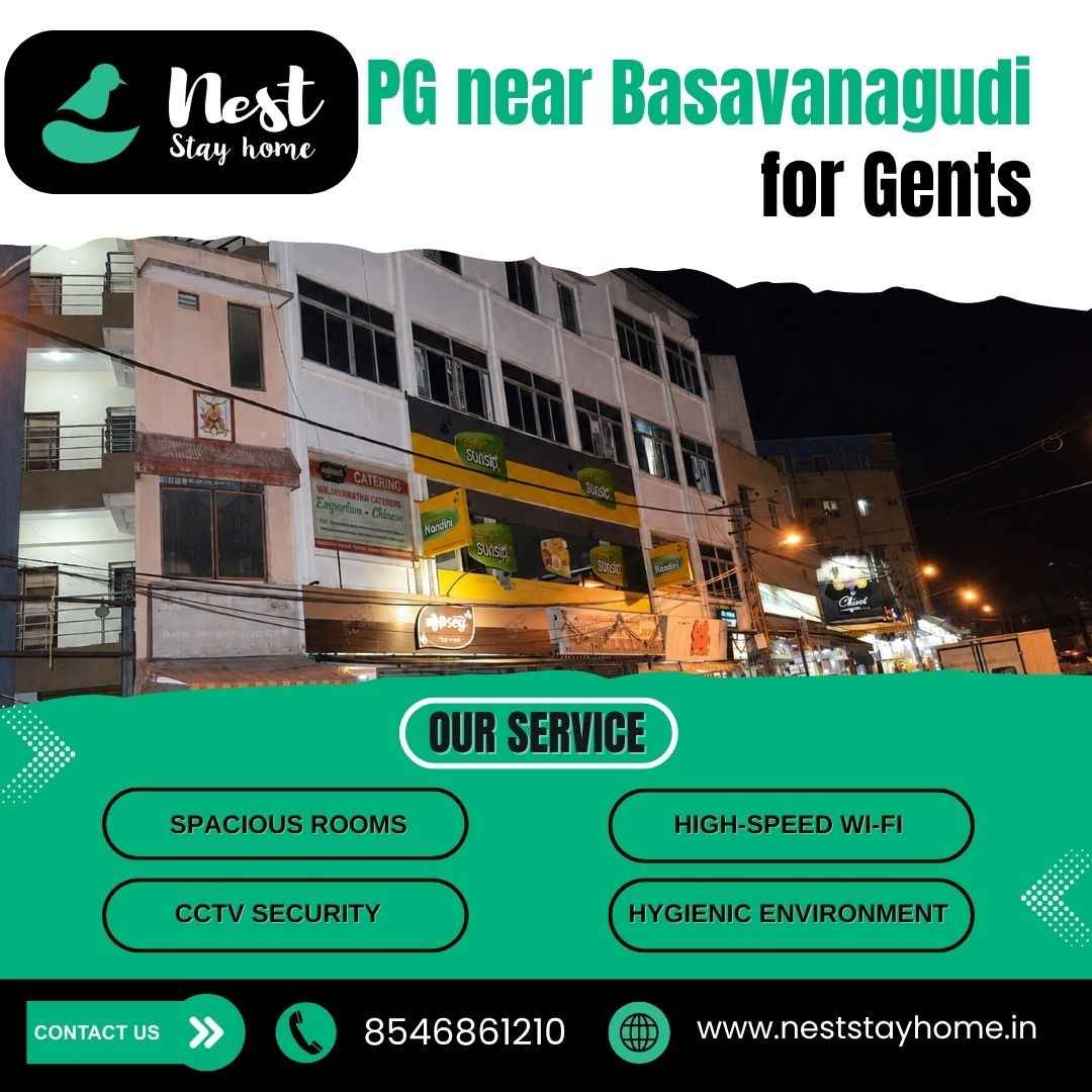  PG near Basavanagudi for Gents