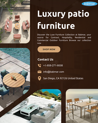  Luxury Patio Furniture | Premium Outdoor Furniture for Elegant Spaces