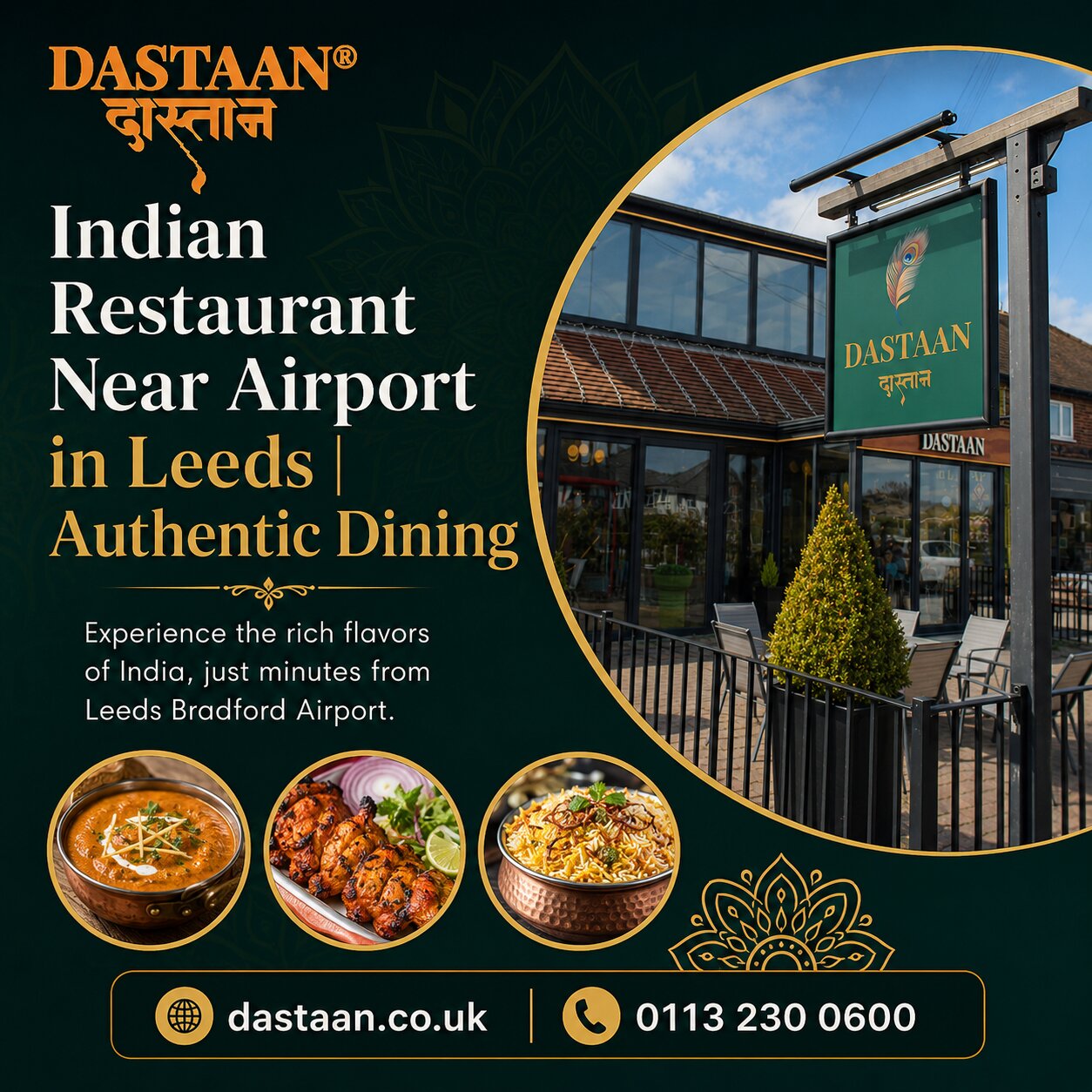  Indian Restaurant Near Airport in Leeds | Authentic Dining