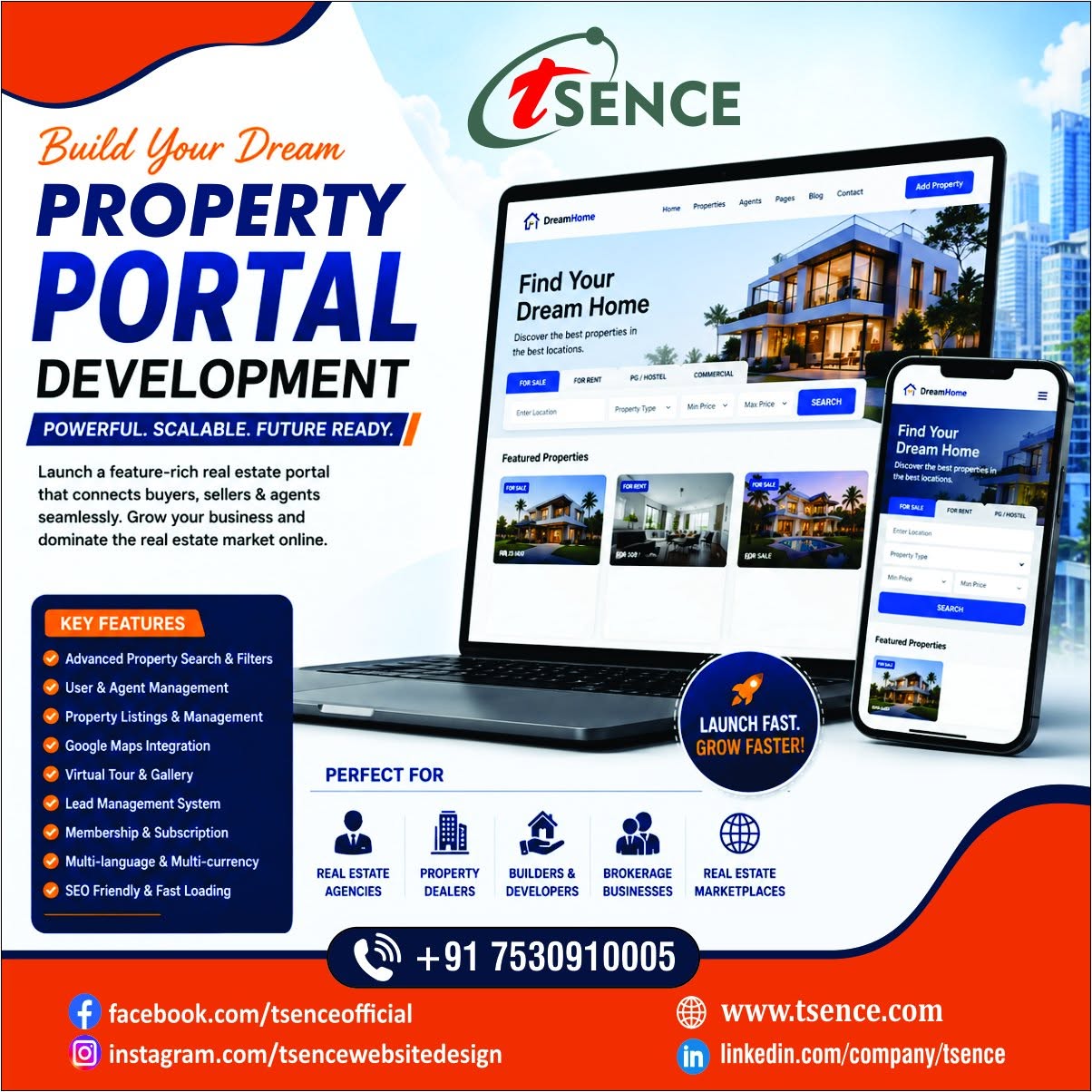  Tsence | Web Design, App Development & Digital Marketing Agency