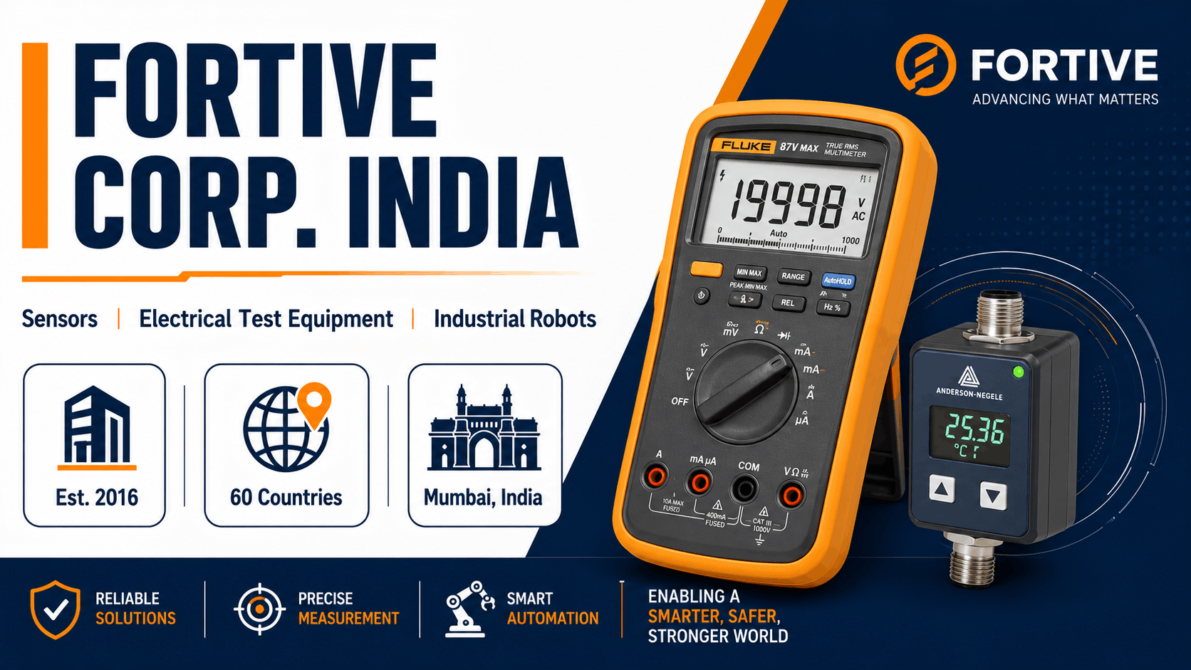  Mumbai-Based Industrial Sensors & Test Equipment Supplier — Fortive Corp.