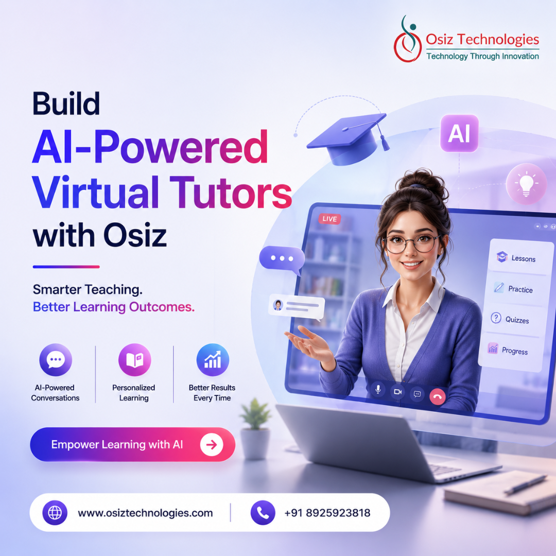  Need AI Virtual Tutors for Online Learning? Partner with Osiz