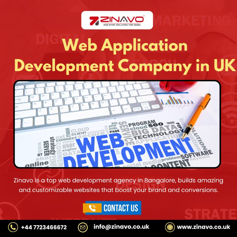  Web Application Development Company in UK | Zinavo