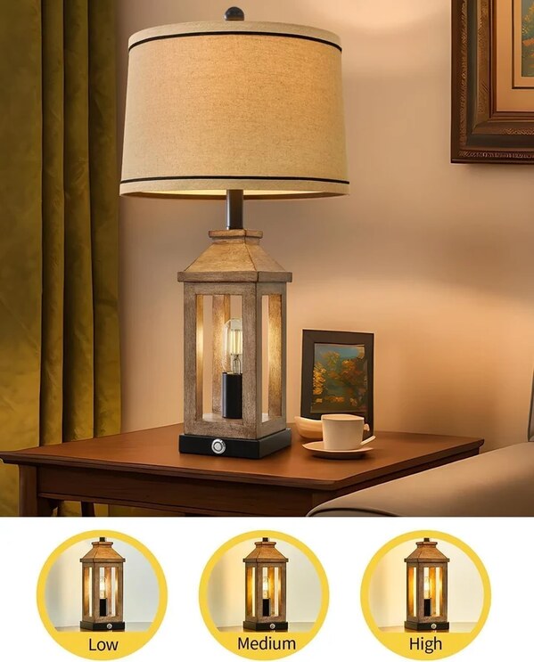  Farmhouse Table Lamps: Mid Century & Glass Lighting