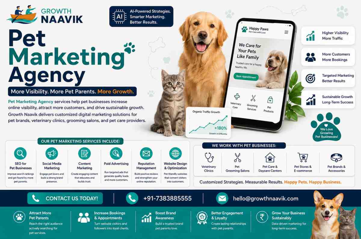  SEO & Digital Marketing for Pet Businesses - Growthnaavik