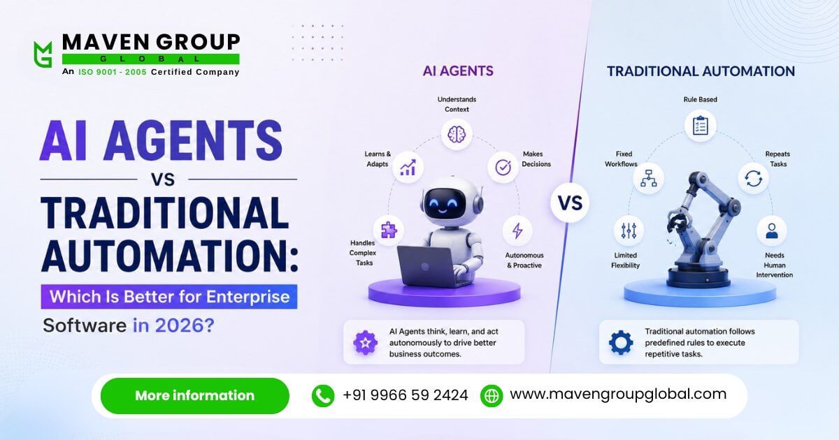  AI Agents vs Traditional Automation: Which Is Better for Enterprise Software in 2026?