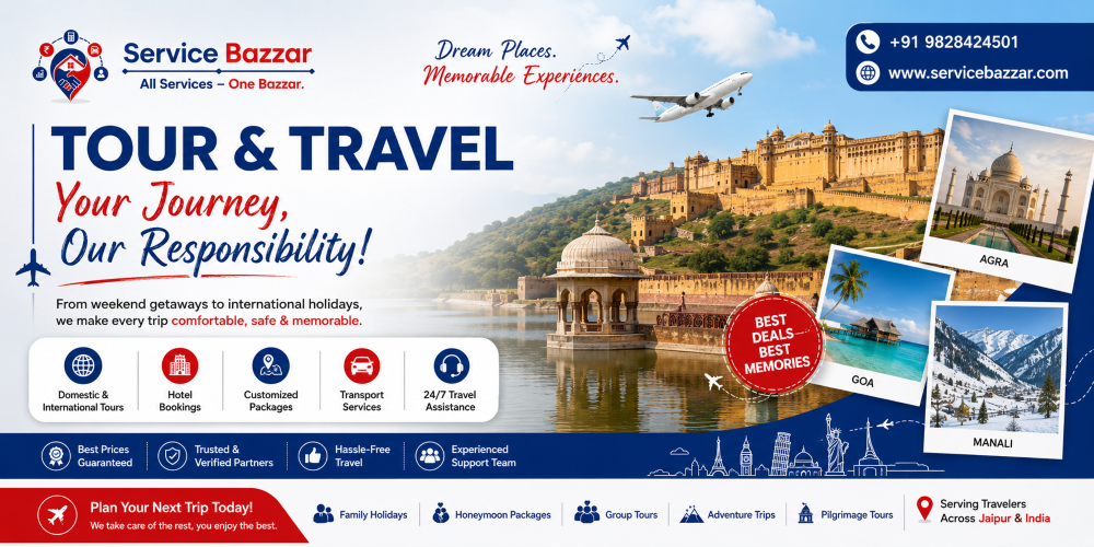  Best Tour Travels Agency in Jaipur - Service Bazzar