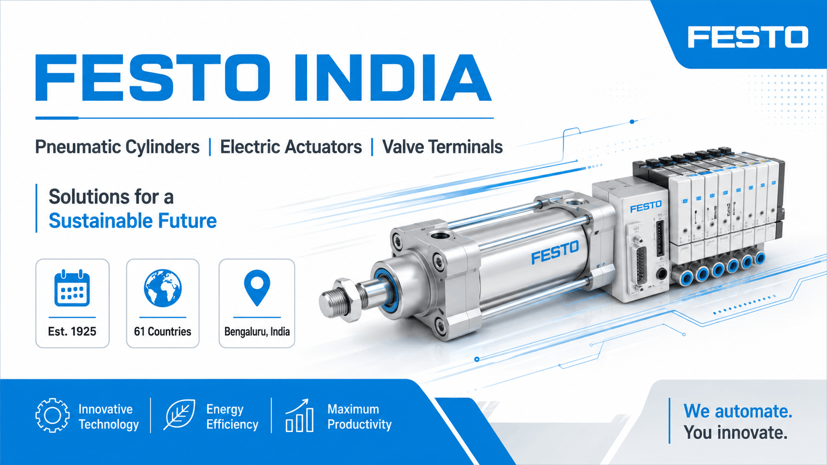 Bengaluru-Based Pneumatic & Electric Actuator Supplier — Festo India