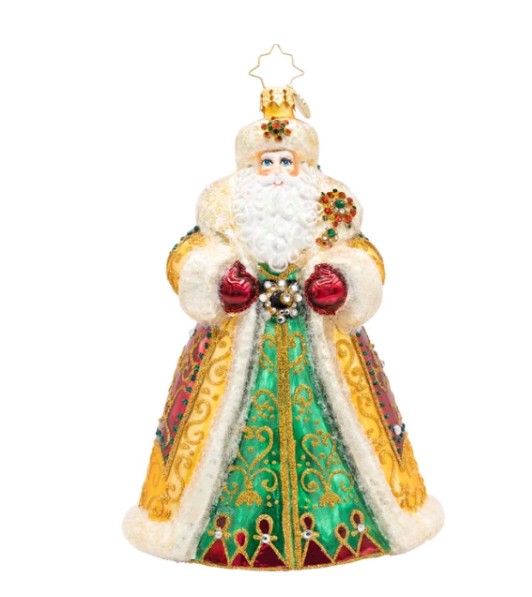  Buy Premium Crown of Christmas Christopher Radko Santa Ornaments for Holiday Collections