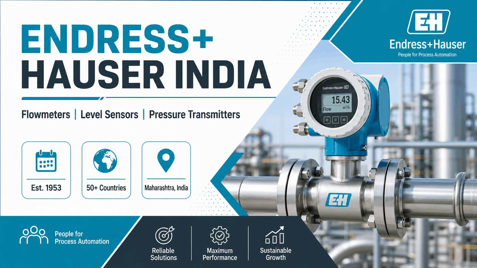  Maharashtra-Based Flowmeter & Process Measurement Supplier — Endress+Hauser