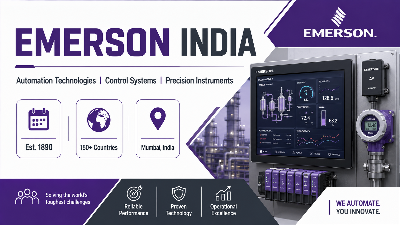  Mumbai-Based Industrial Automation & Control Systems Supplier — Emerson