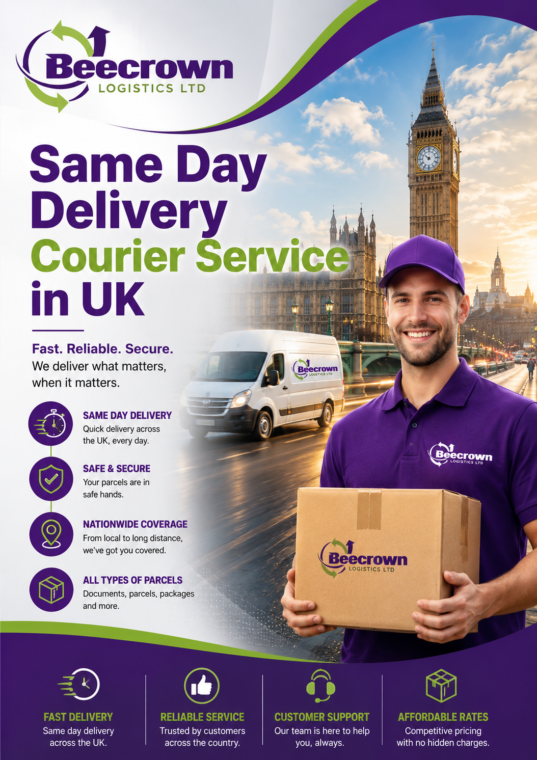  Same Day Delivery Courier Service in UK
