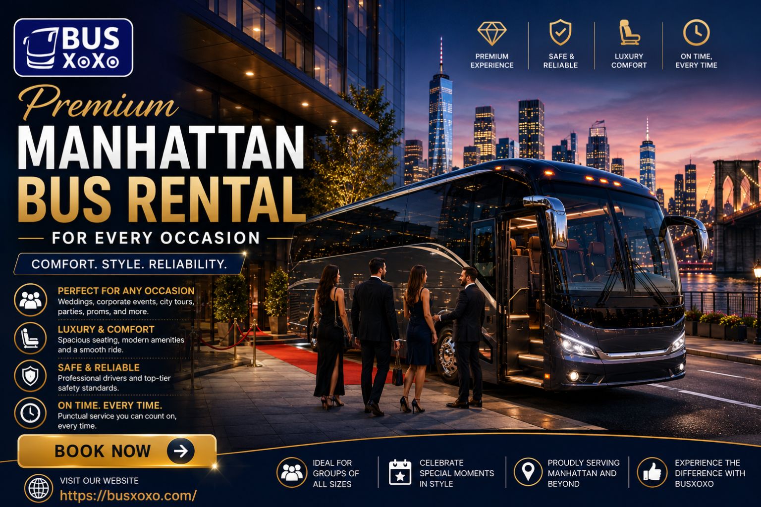  Premium Manhattan Bus Rental for Every Occasion