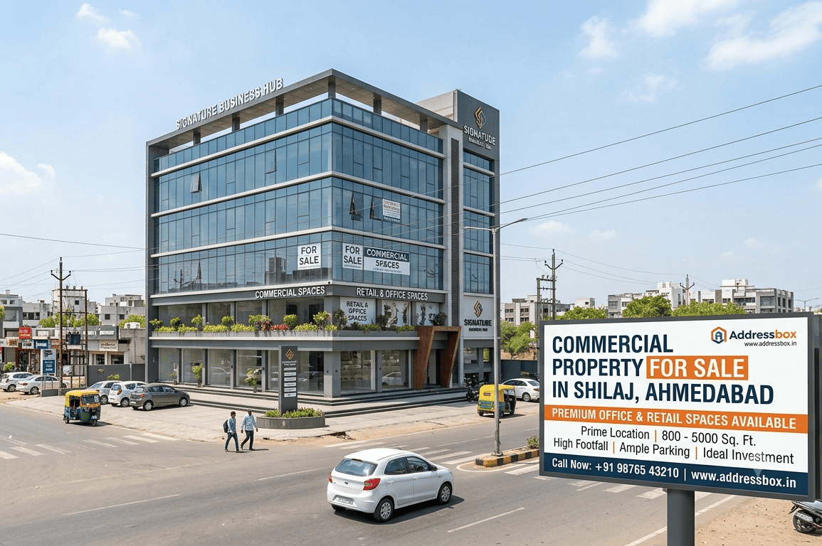  Commercial Property for Sale in Shilaj, Ahmedabad | Addressbox