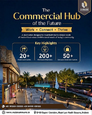  Veda Commune | Best Business Plaza in Indore |  Premium Residential Projects in Indore