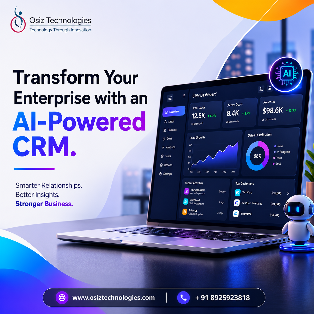  Looking to Build an AI-Powered CRM for Your Enterprise?
