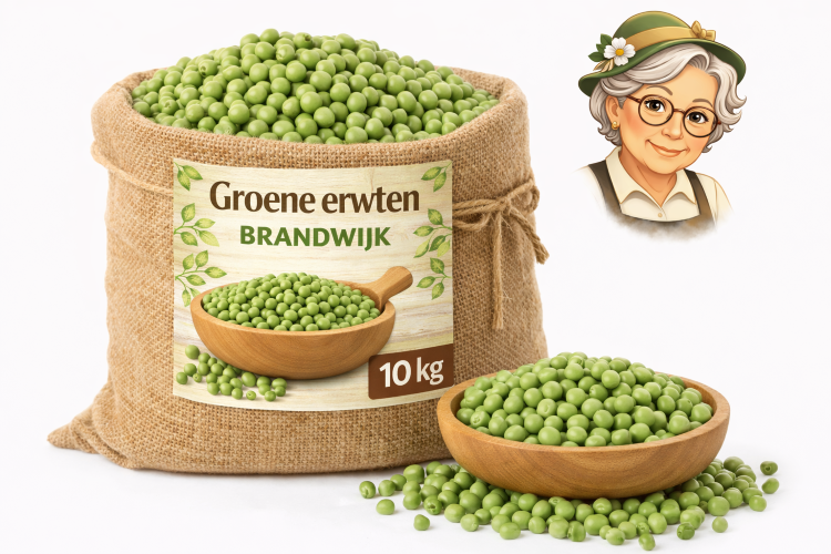  Groene Erwten Brandwijk 10kg voor Kwaliteit en Veelzijdigheid