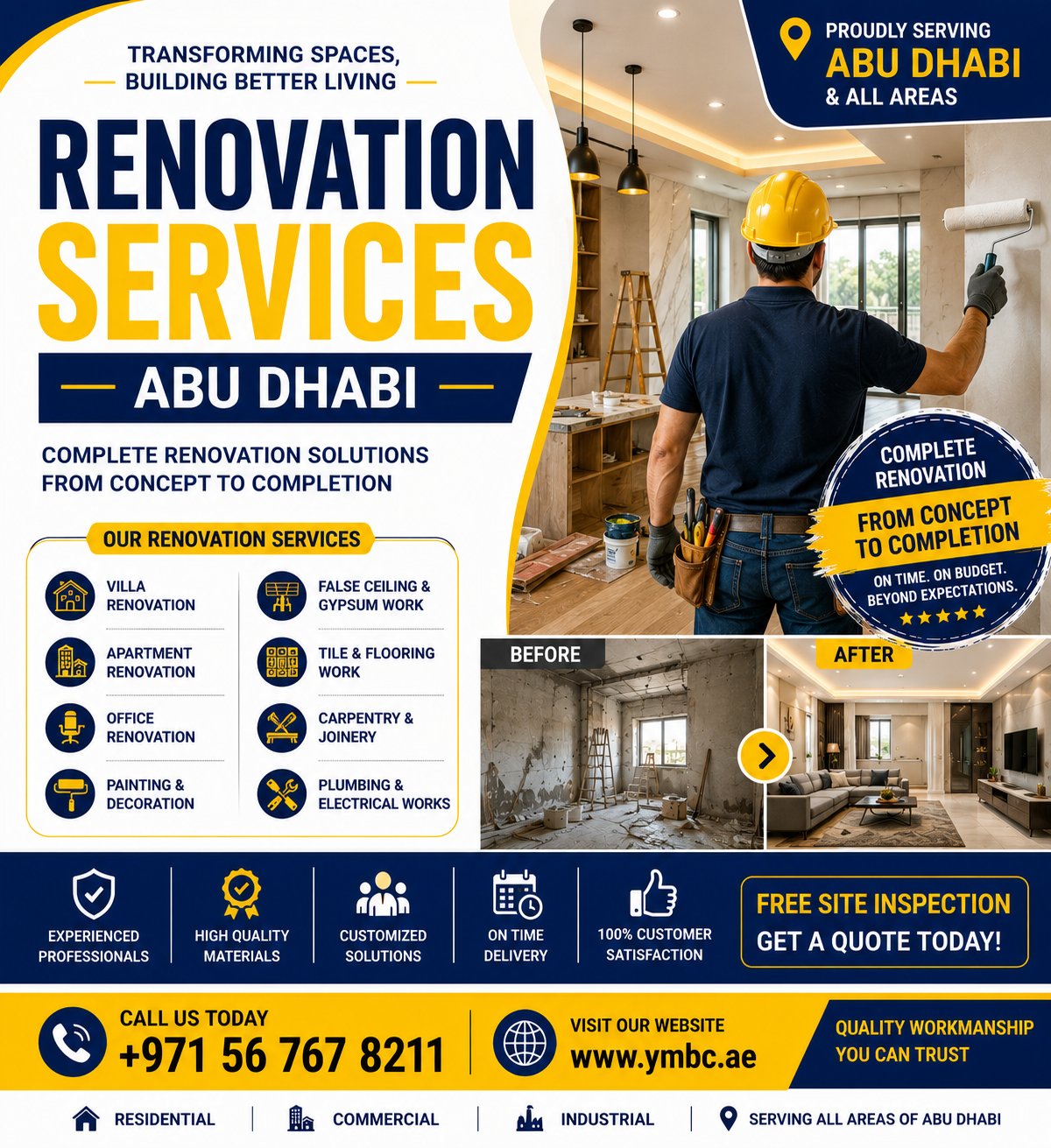  Renovation Services Abu Dhabi