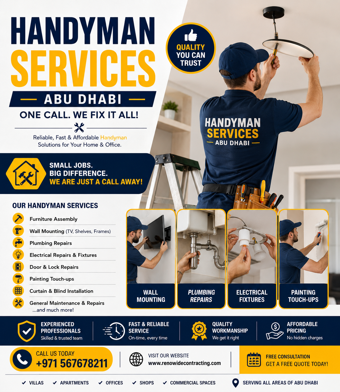  Handyman Services Abu Dhabi