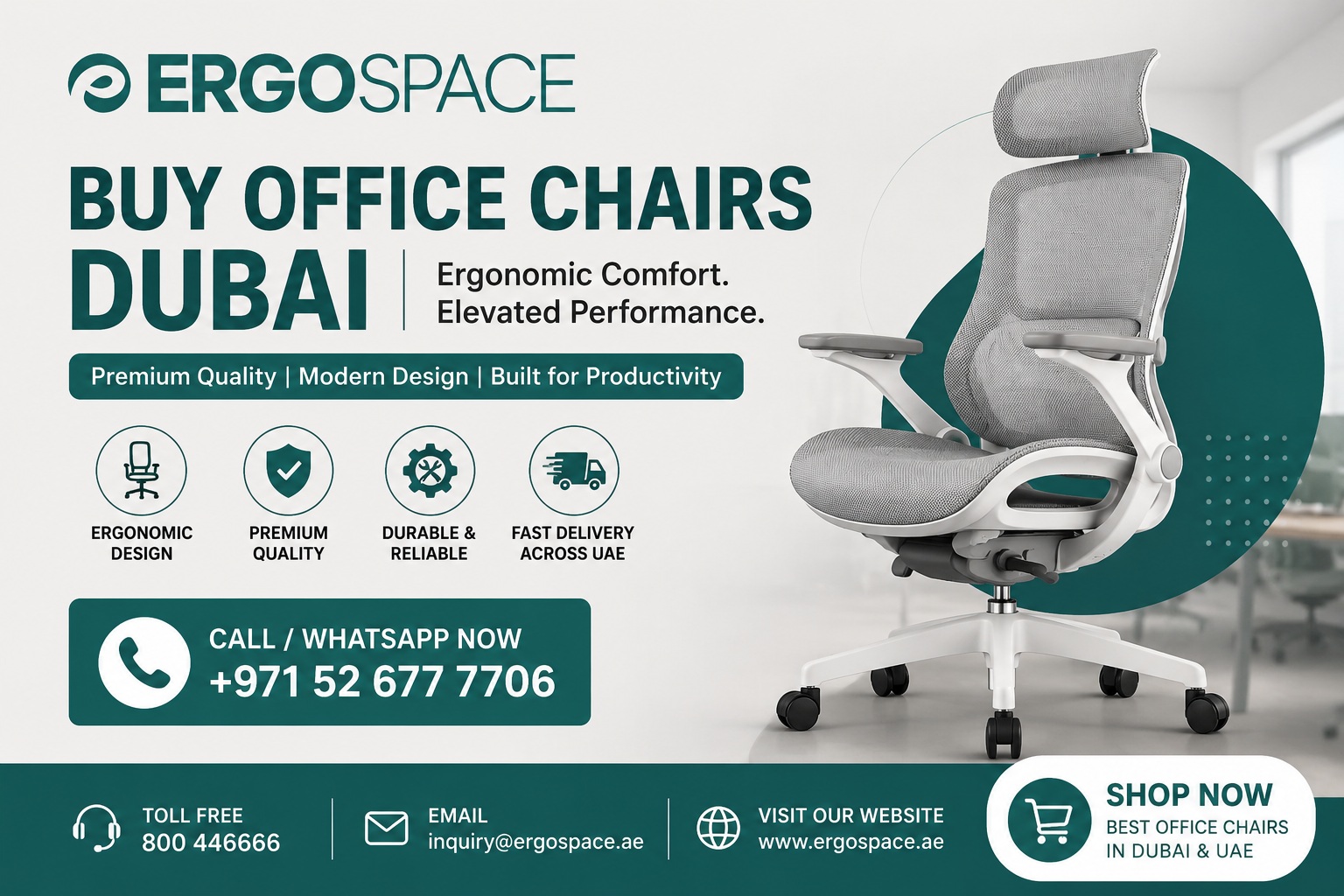  Office Chairs Dubai Sale