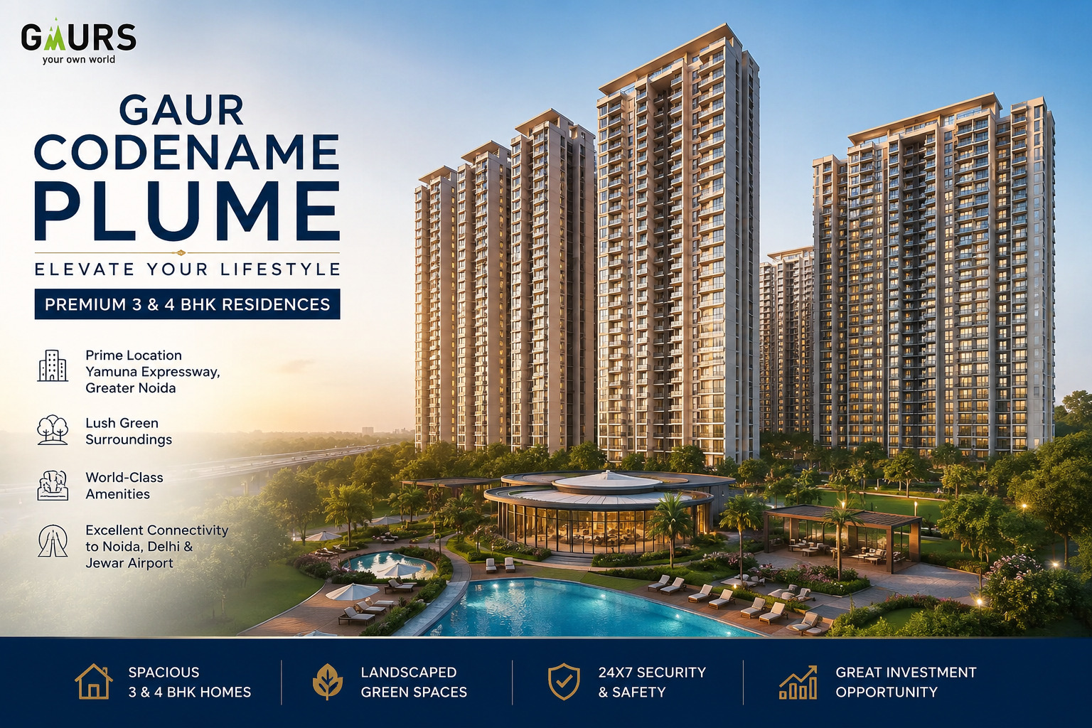  Gaur Codename Plume – Premium Living in Greater Noida
