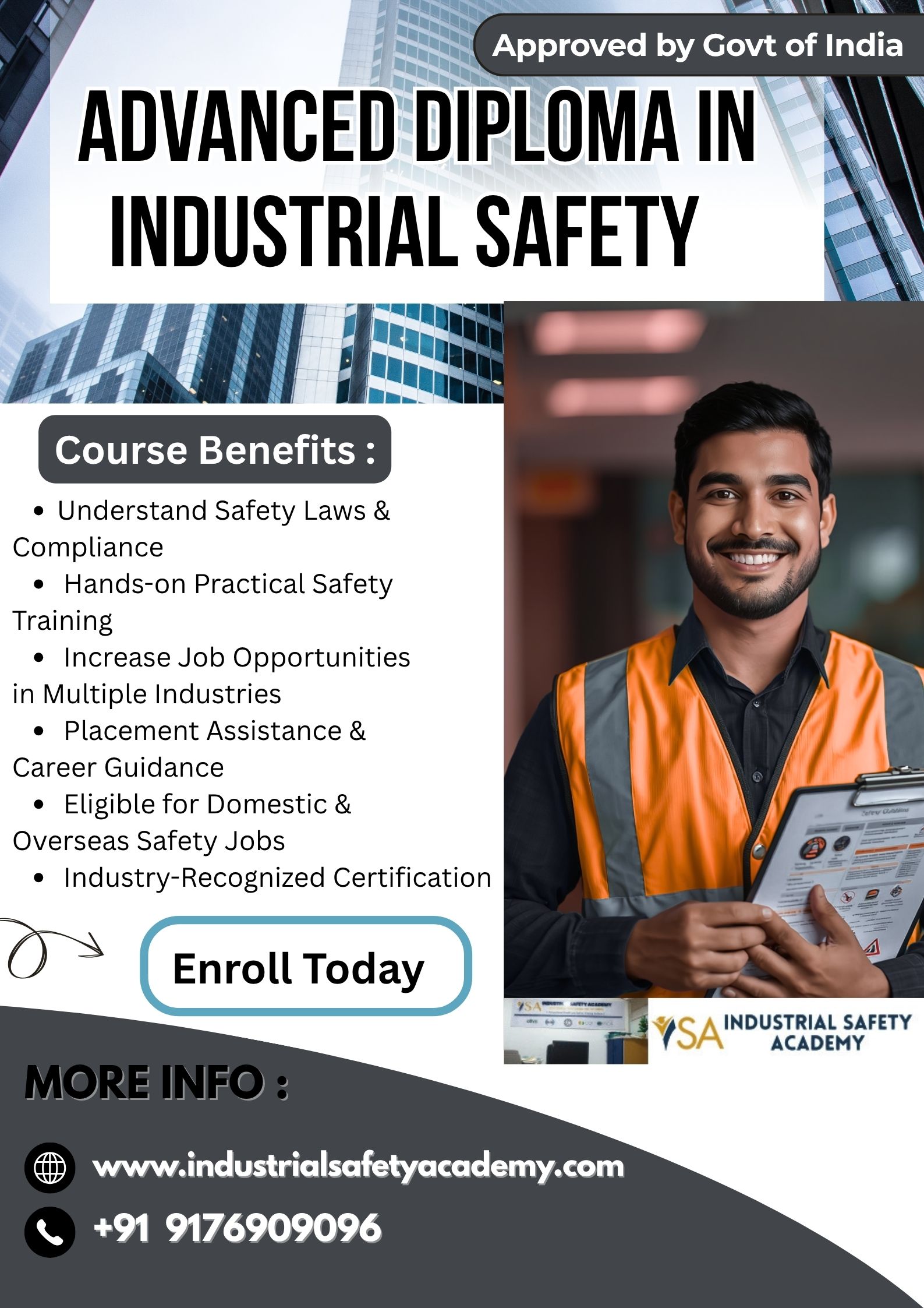  Diploma in fire and industrial safety management in chennai , Safety Course in Chennai