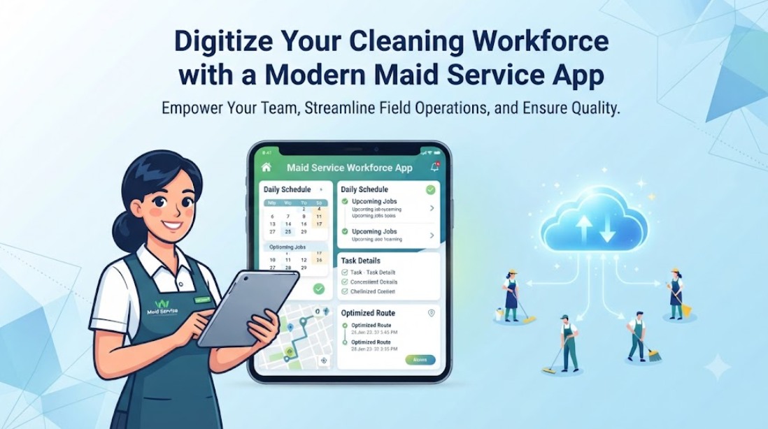  Digitize Your Cleaning Workforce with a Modern Maid Service App