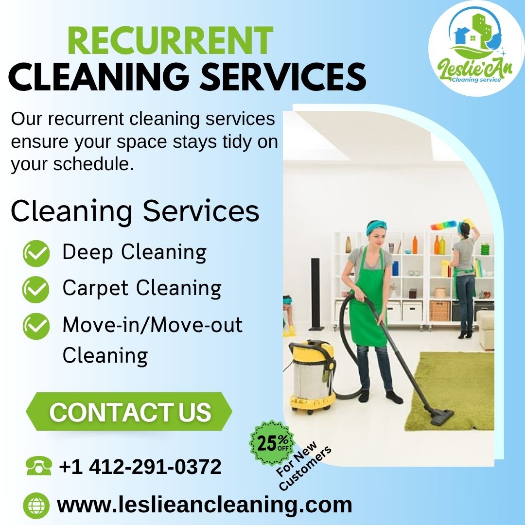  Reliable Recurrent Cleaning Service in Pittsburgh PA Homes