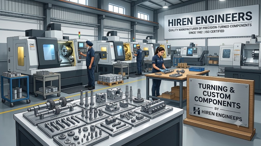  Turning & Custom Components - Hiren Engineers