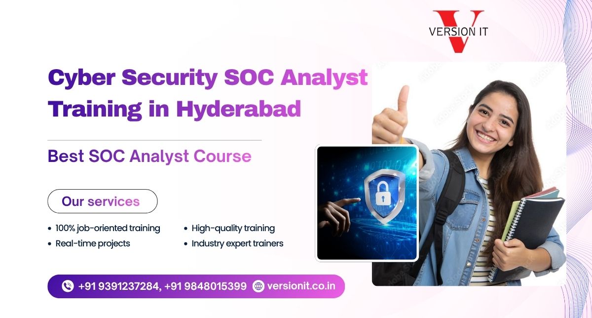  Cyber Security SOC Analyst Training in Bangalore | SOC Course & Online Training