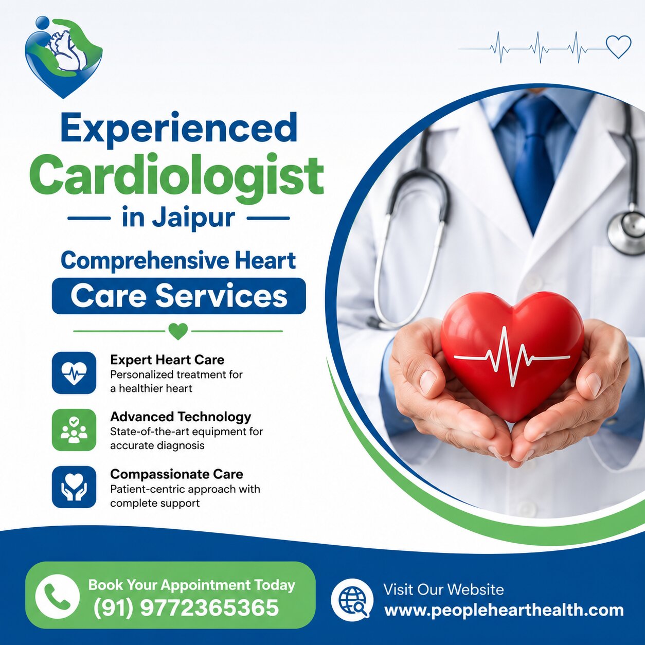  Experienced Cardiologist in Jaipur | Comprehensive Heart Care Services