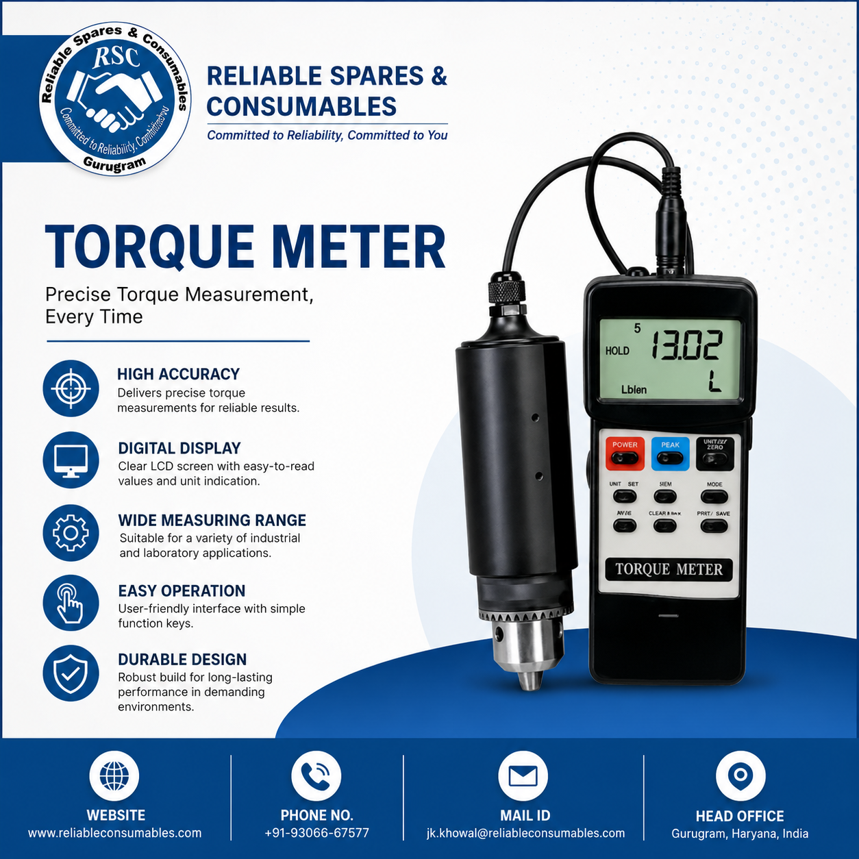  Digital Torque Meter Manufacturers & Suppliers India