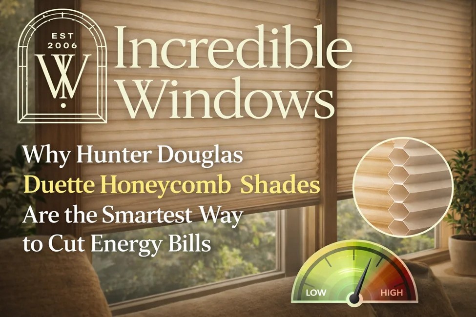  Hunter Douglas Duette Honeycomb Shades for Greater Energy Efficiency