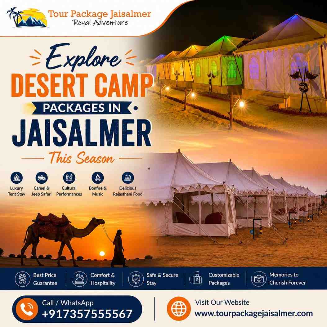  Explore Desert camp packages in jaisalmer This Season