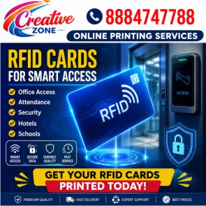  Order Premium RFID Cards | Online Printing Services | pvc  RFID Cards | 501