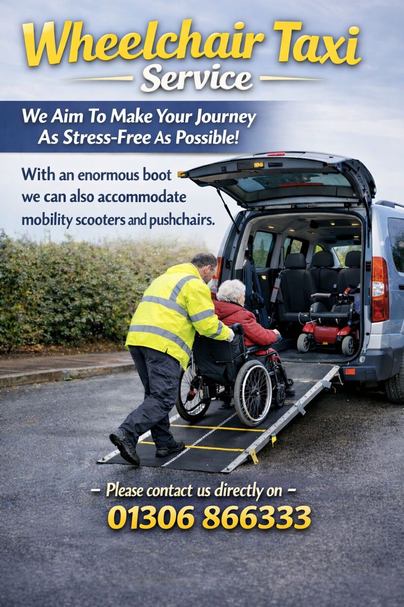  Book a Safe Wheelchair Taxi for Comfortable Travel - AM Taxi Dorking
