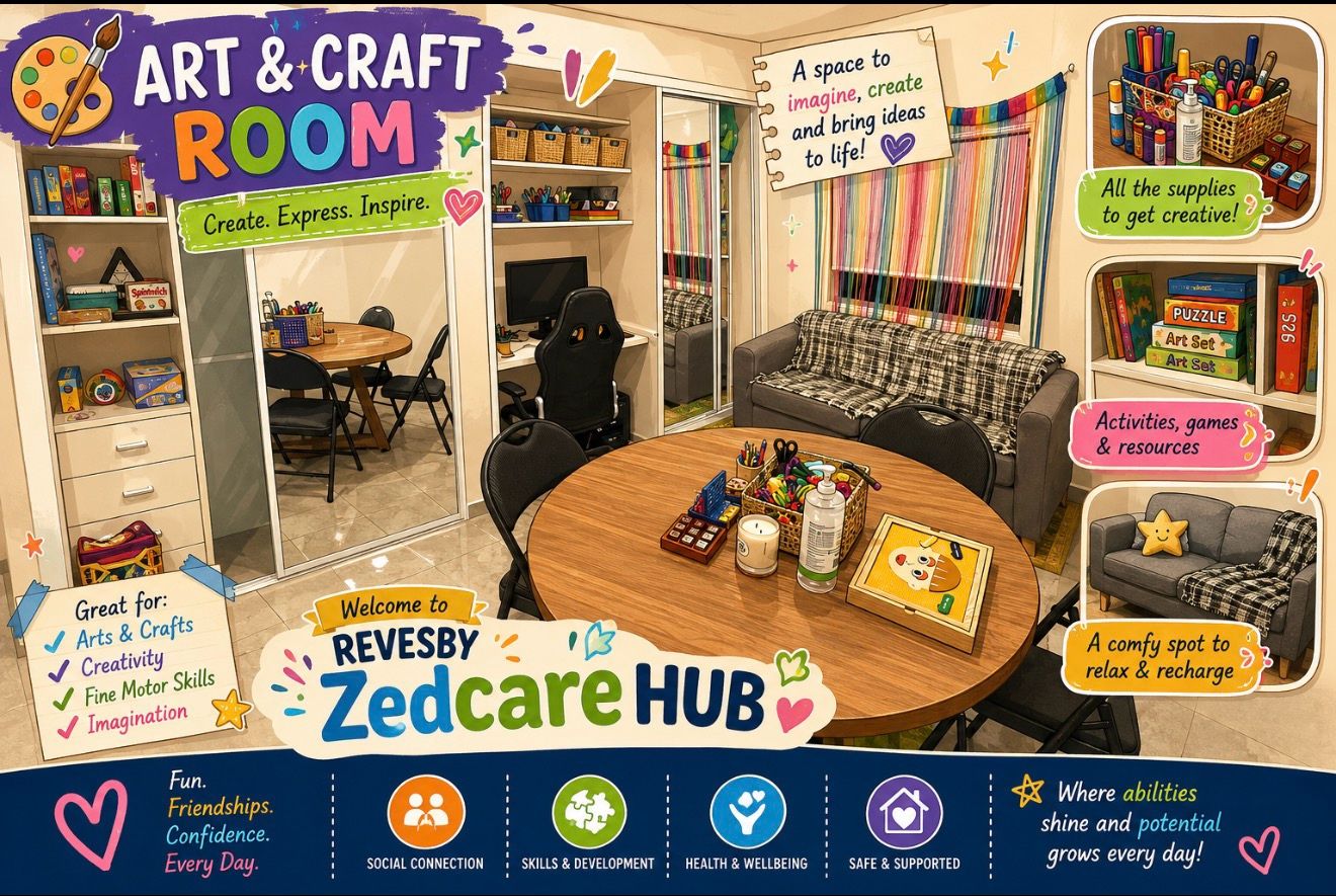  Discover, Create & Thrive at ZedCare Ability Services Revesby Activity Centre!