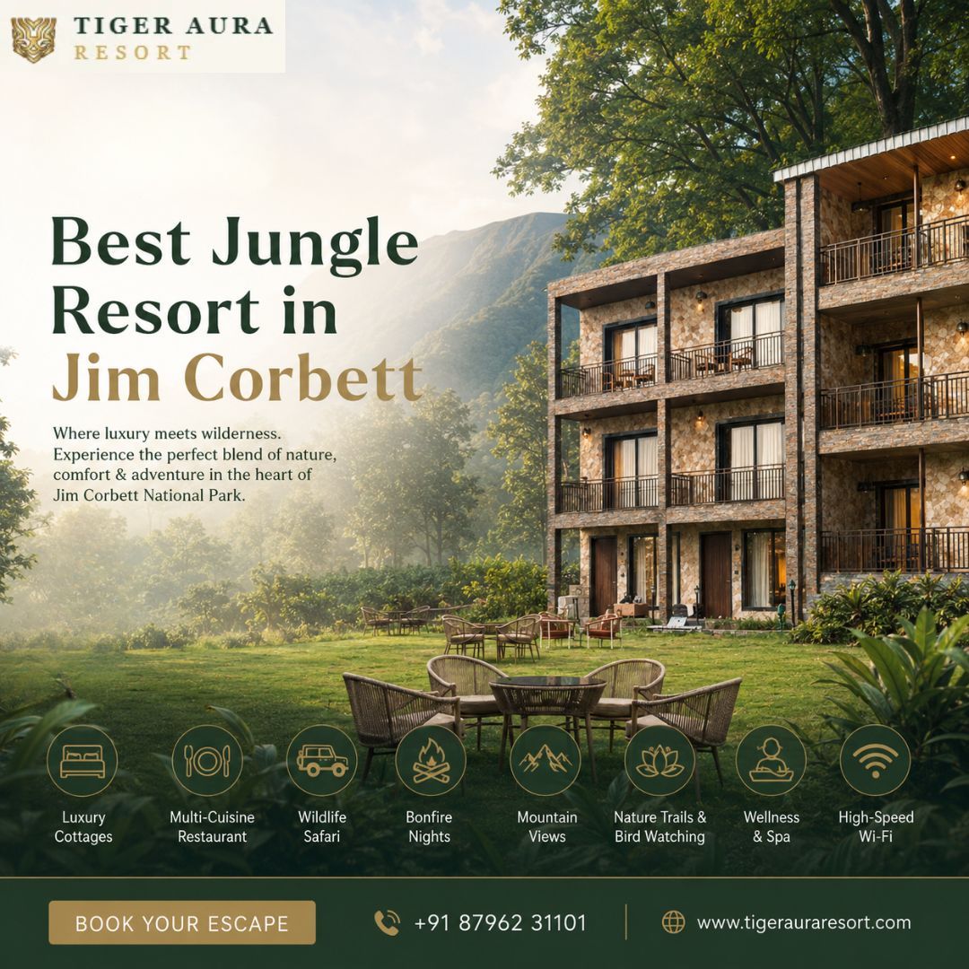  Jim Corbett Resorts in the jungle for Nature-Filled Stays