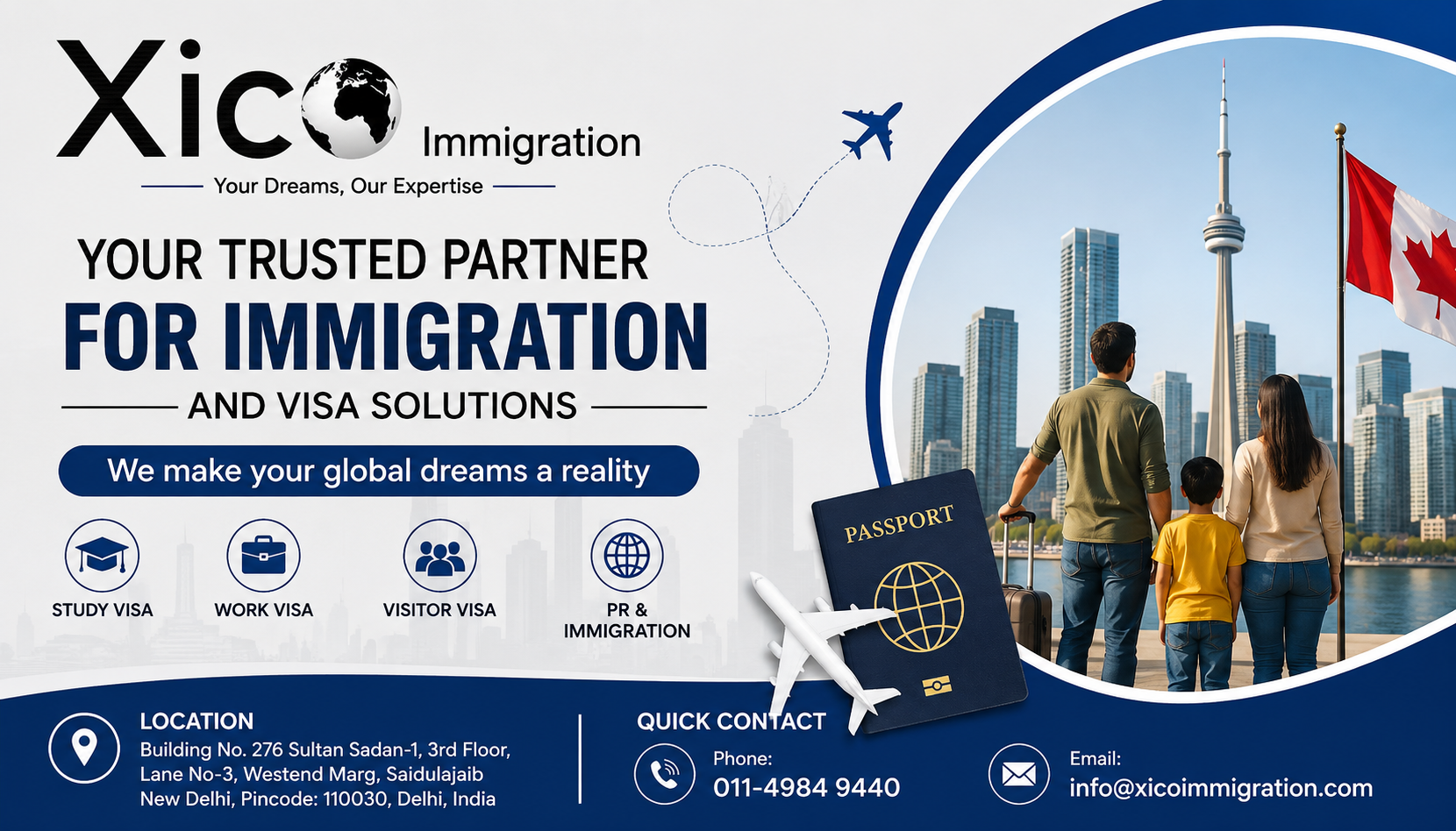  Choose Xico Immigration for Professional Canada PR Support