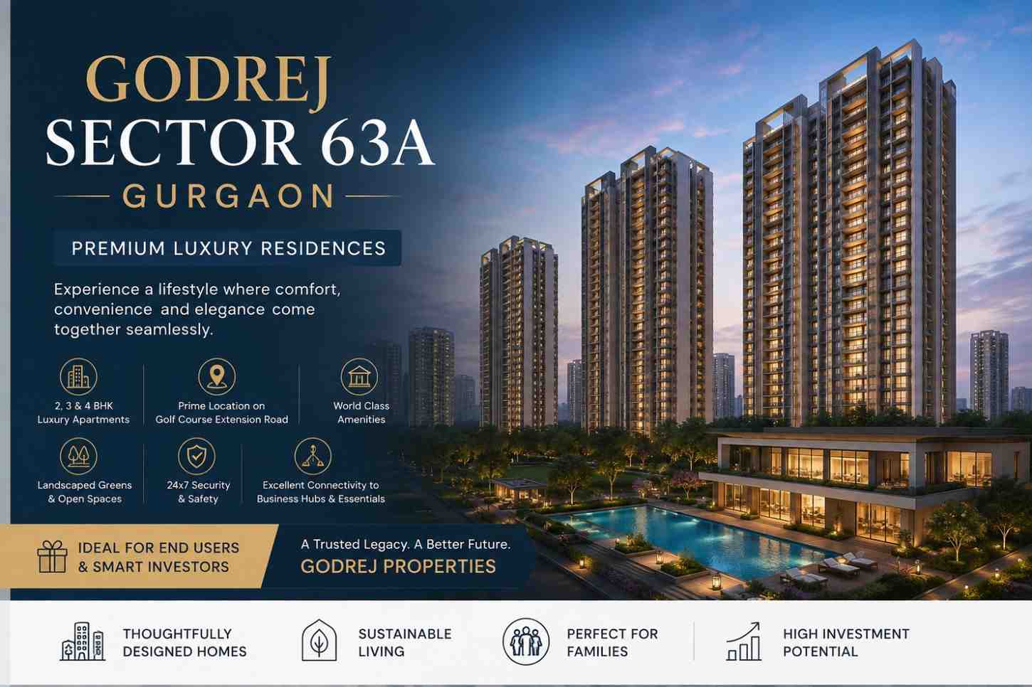  Own Your Dream Home at Godrej Sector 63A Gurgaon