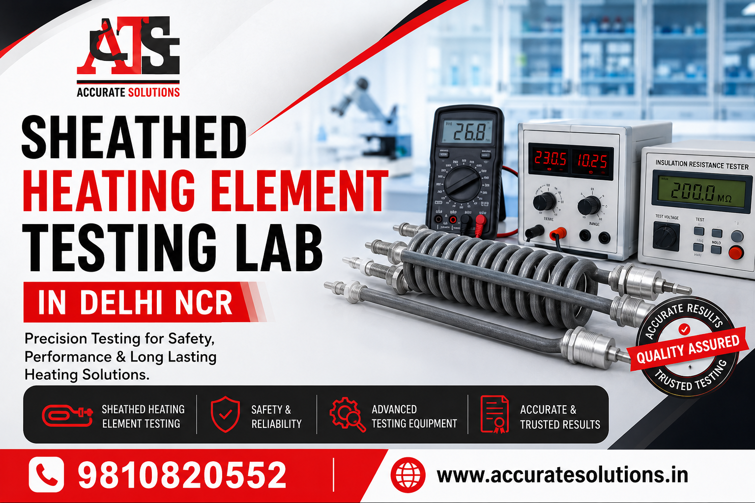  Accurate Sheathed Heating Element Testing in Delhi NCR