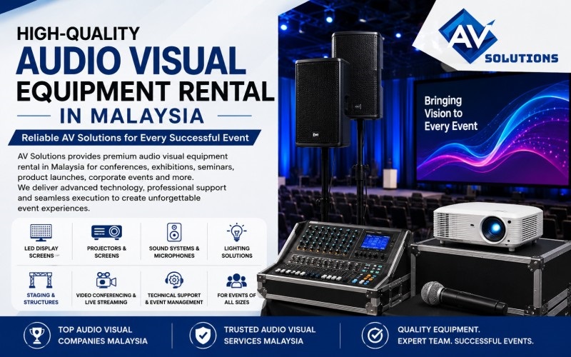  High-Quality Audio Visual Equipment Rental in Malaysia