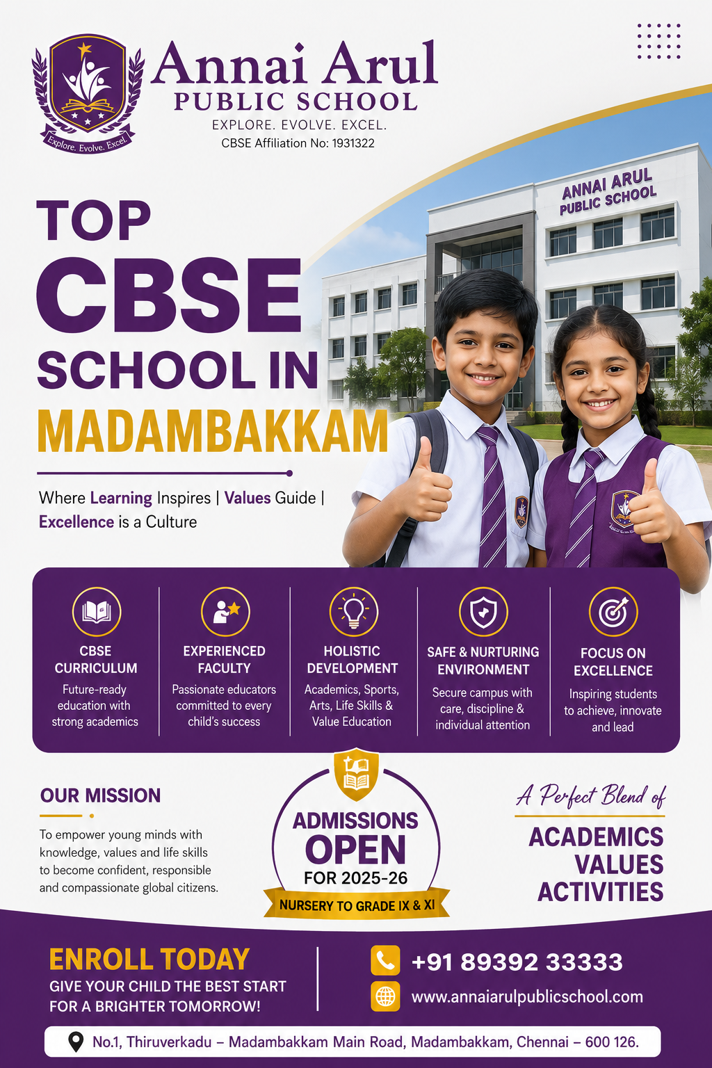  Top 10 CBSE Schools in Madambakkam | Updated 2026 List