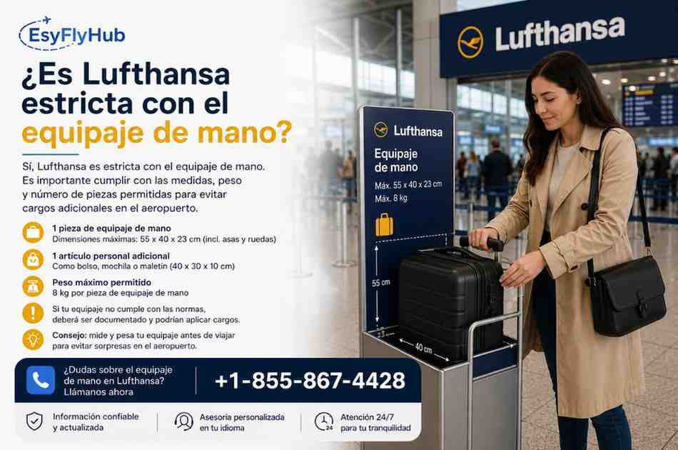  ¿Cómo organizar tu equipaje para un vuelo con Lufthansa?