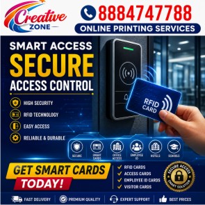  High-Quality RFID Card Printing | Corporate Smart Access Cards | Bulk Orders | 574