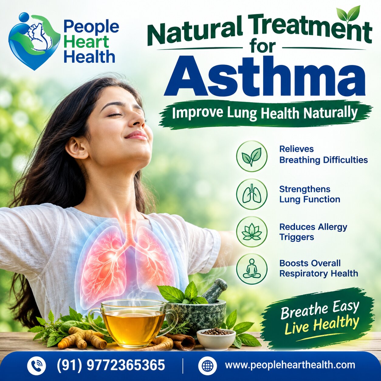  Natural Treatment for Asthma | Improve Lung Health Naturally