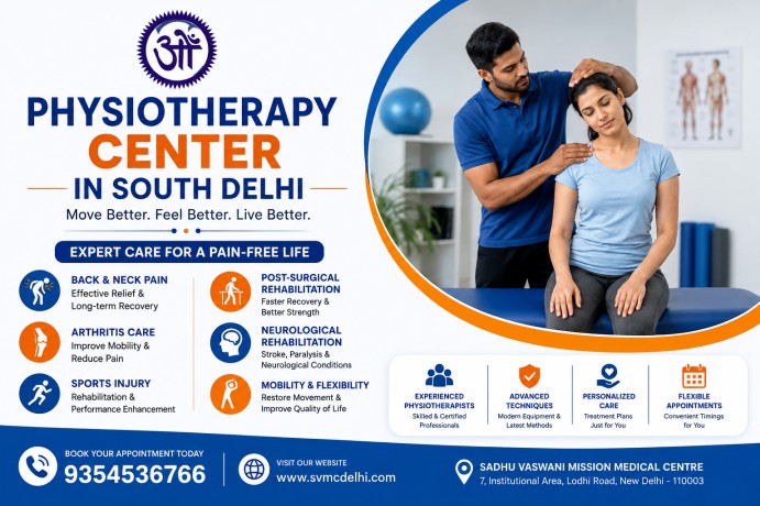  Physiotherapy Center in South Delhi | Expert Physiotherapist in South Delhi